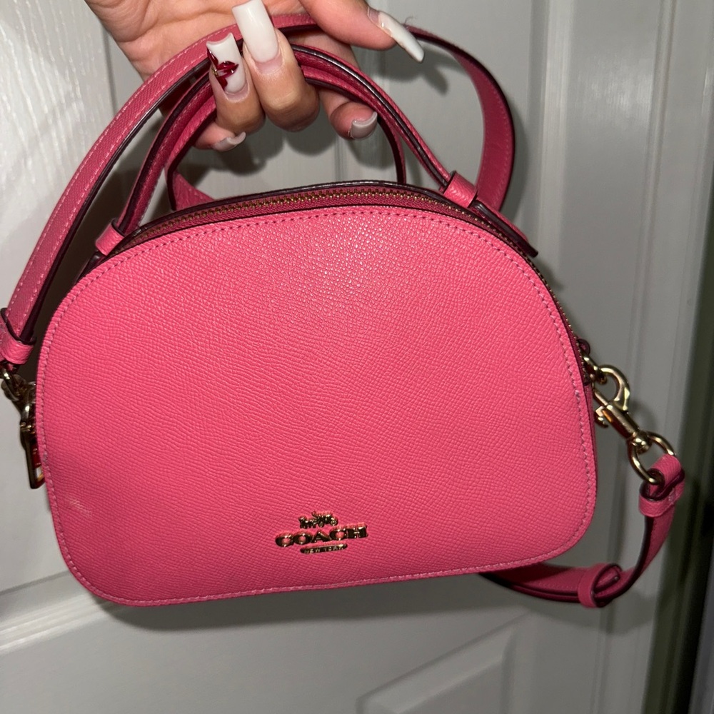 Coach Vibrant Pink Crossbody Bag